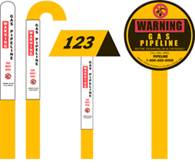 description for Pipeline Markers th